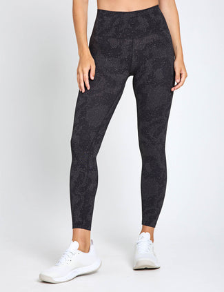 All Me Print 7/8 Leggings - Charcoal/Black All Me Print 7/8 Leggings - Charcoal/Black