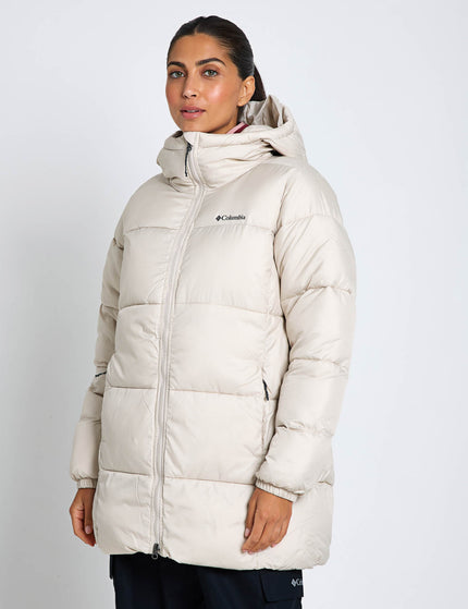 Columbia Puffect II Hooded Mid Puffer Jacket - Dark Stoneimages3- The Sports Edit