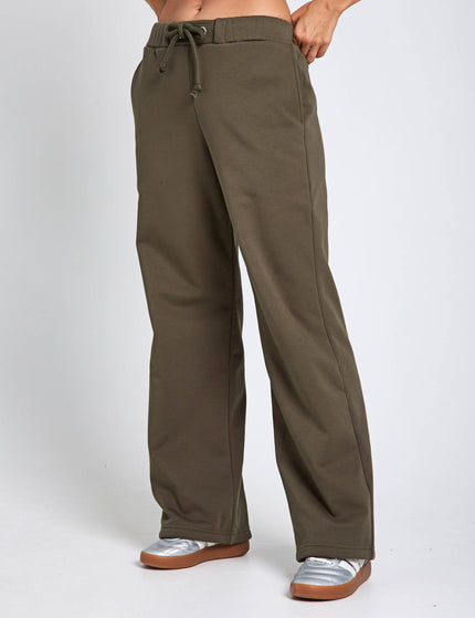 Girlfriend Collective Millie Straight Leg Sweatpant - Minkimages1- The Sports Edit