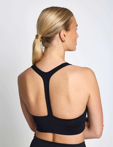 Girlfriend Collective Stevie Ballet Bra - Blackimages2- The Sports Edit