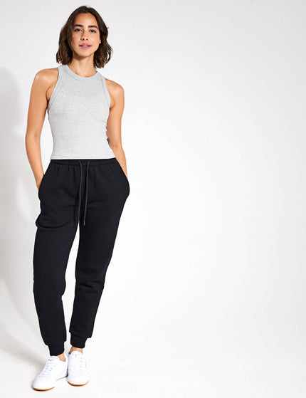 Lilybod Harmony Ribbed Tank - Grey Marlimages4- The Sports Edit