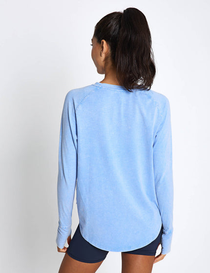 Lilybod Clare Vintage Washed Slub - Azure Blueimages2- The Sports Edit