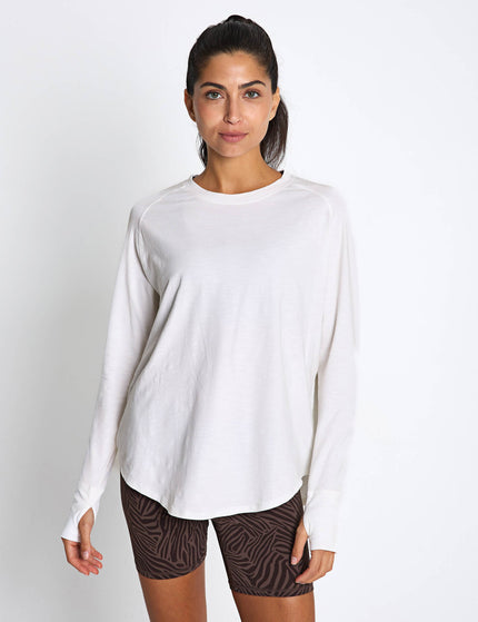 Lilybod Clare Vintage Washed Slub - Whiteimages1- The Sports Edit