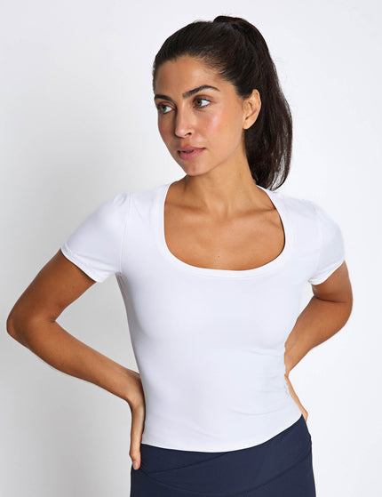 Lilybod Hague Cloud-Core Tee - Whiteimages1- The Sports Edit