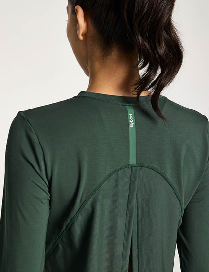 Lilybod Kendall Long Sleeve Top - Deep Greenimages3- The Sports Edit
