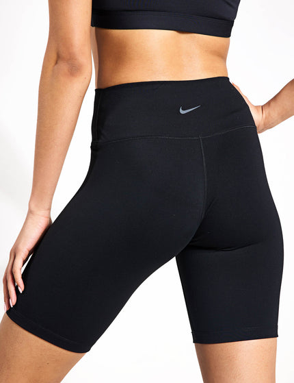 Nike One High Waisted 8" Biker Shorts - Black/ Blackimages4- The Sports Edit