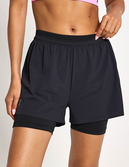 ON Running 3" Performance 2-in-1 Shorts - Blackimages3- The Sports Edit