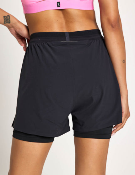 ON Running 3" Performance 2-in-1 Shorts - Blackimages2- The Sports Edit