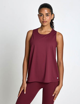 Runner's High Tank - Merlot Red Runner's High Tank - Merlot Red