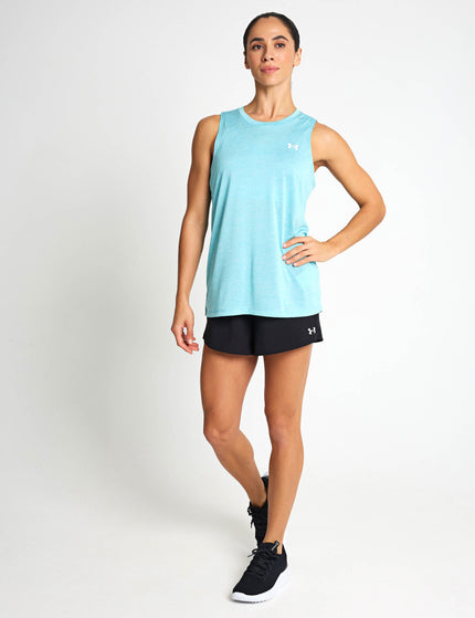 Under Armour UA Tech Twist Tank - Blue Haze/Whiteimages4- The Sports Edit