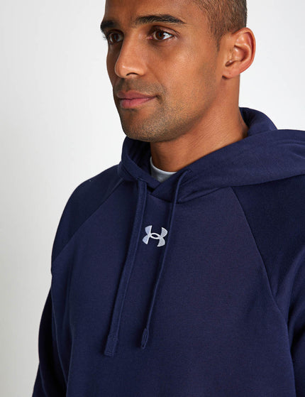 Under Armour Rival Fleece Hoodie - Midnight Navy/Whiteimages3- The Sports Edit