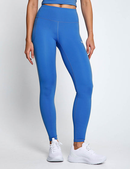 Under Armour Motion Leggings - Blue Atlantis/Whiteimages3- The Sports Edit