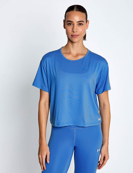 Under Armour Motion Short Sleeve - Blue Atlantis/Whiteimages1- The Sports Edit