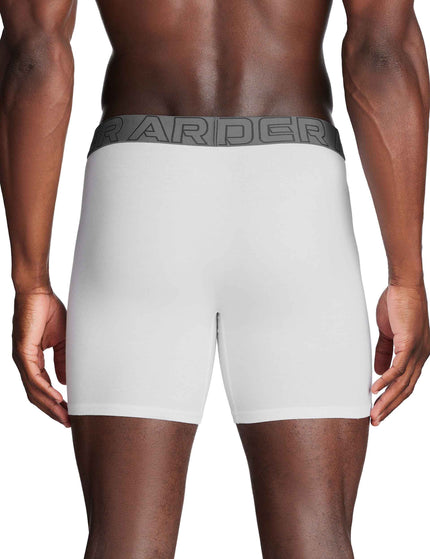 Under Armour Performance Cotton- Solid 6” 3Pk - Whiteimages3- The Sports Edit