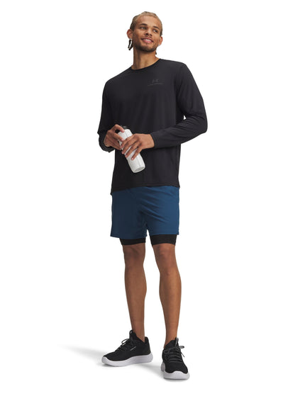 Under Armour Vanish Woven 2-in-1 Shorts - Wham Blue/Ultimate Blackimages3- The Sports Edit