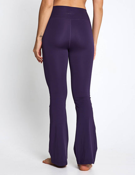 adidas All Me Essentials Flare Leggings - Aurora Plumimages2- The Sports Edit