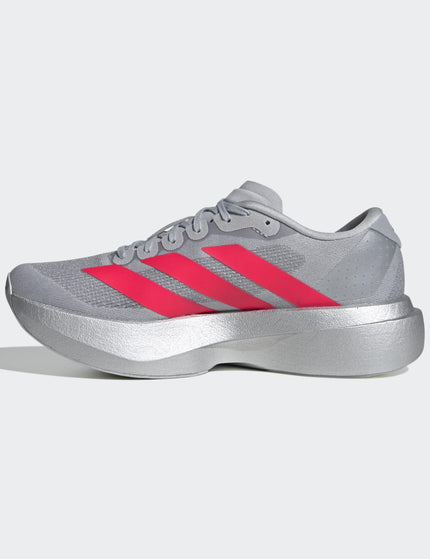 adidas Adizero EVO SL Shoes - Silver Metallic/Lucid Red/Iron Metallicimages5- The Sports Edit
