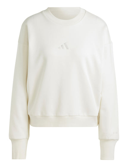 adidas ALL SZN Fleece Loose Sweatshirt - Off Whiteimages6- The Sports Edit