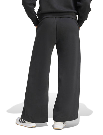 adidas ALL SZN Fleece Loose Wide-Leg Pants - Blackimages2- The Sports Edit