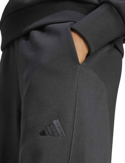 adidas ALL SZN Fleece Loose Wide-Leg Pants - Blackimages3- The Sports Edit