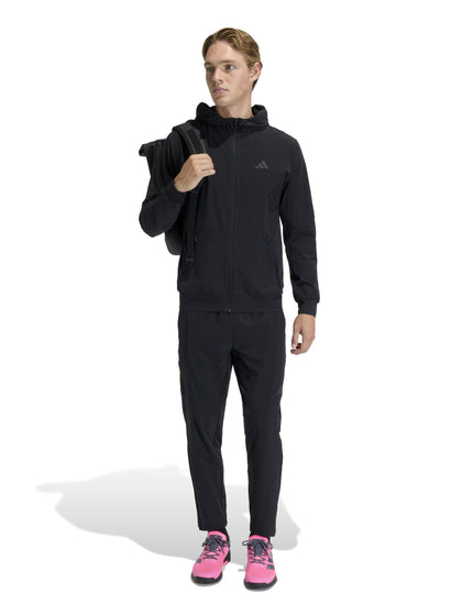 adidas Designed For Training Workout Full-Zip Hoodie - Blackimages5- The Sports Edit