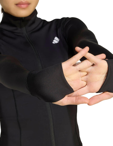 adidas Optime Essentials Full-Zip Jacket - Blackimages4- The Sports Edit