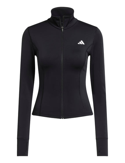 adidas Optime Essentials Full-Zip Jacket - Blackimages6- The Sports Edit