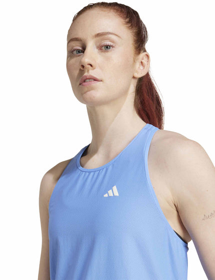 adidas Own The Run Tank Top - Blue Fusionimages2- The Sports Edit