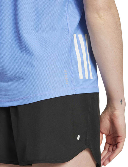 adidas Own The Run Tank Top - Blue Fusionimages3- The Sports Edit