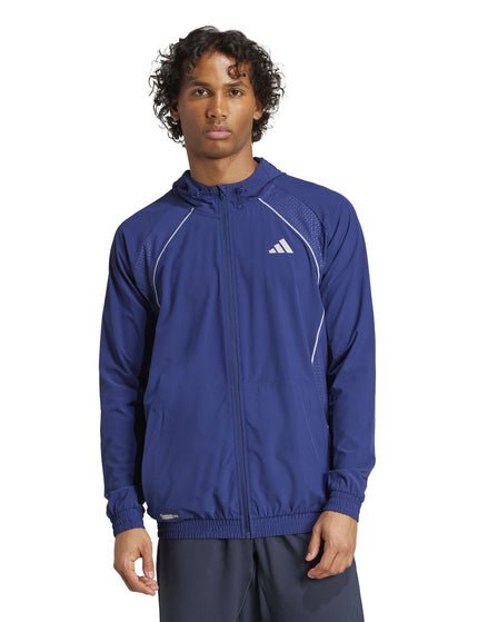 adidas Tech Apparel Tracktop - Dark Blue/Glory Blueimages1- The Sports Edit