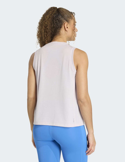 adidas Train Essentials Big Performance Logo Training Tank Top - Ice Purple/Preloved Figimages2- The Sports Edit
