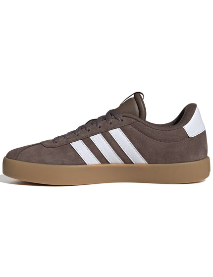 adidas VL COURT 3.0 Shoes - Earth Strata/Cloud White/Gold Metallicimages7- The Sports Edit