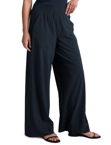 Beyond Yoga Easy Wide Leg Pant 31" - Nocturnal Navyimages2- The Sports Edit