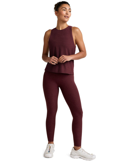 Beyond Yoga Featherweight Rebalance Tank - Midnight Burgundy Heatherimages4- The Sports Edit