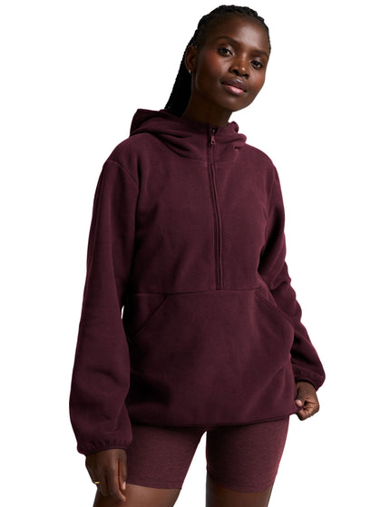 Beyond Yoga Urban Explorer Half Zip Pullover - Dark Cherryimages1- The Sports Edit