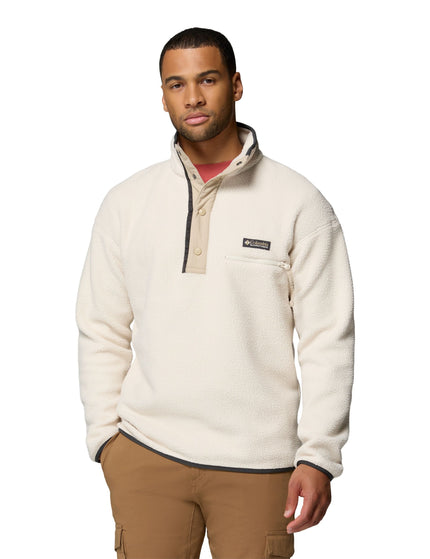 Columbia Helvetia II Half Snap Fleece - Chalk/Ancient Fossil/Sharkimages1- The Sports Edit