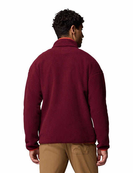 Columbia Helvetia 1/2 Snap Fleece - Rich Wineimages2- The Sports Edit
