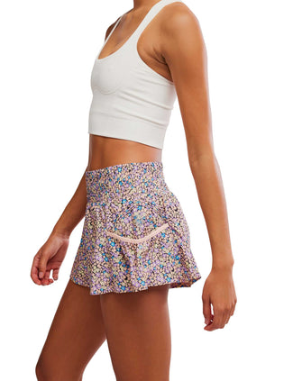 Get Your Flirt On Printed Shorts - Ditsy Peach Combo Get Your Flirt On Printed Shorts - Ditsy Peach Combo