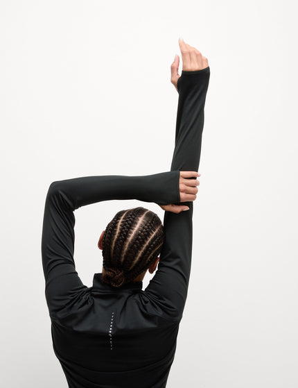 Goodmove Ultraheat Funnel Neck Running Top - Blackimages4- The Sports Edit