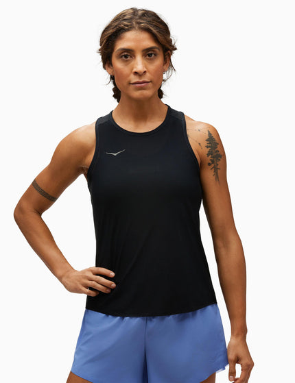 HOKA Airolite Run Tank - Blackimages5- The Sports Edit