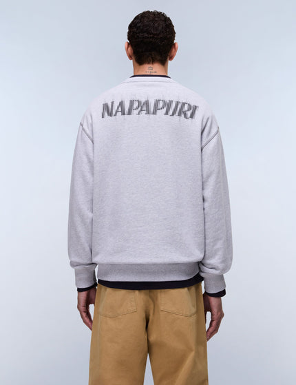 Napapijri Umbra French Terry Sweatshirt - Light Greyimages2- The Sports Edit