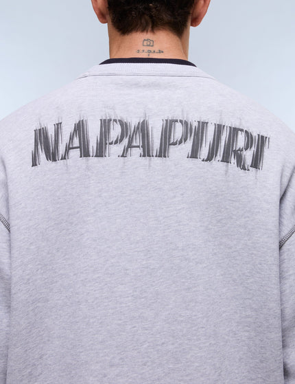 Napapijri Umbra French Terry Sweatshirt - Light Greyimages4- The Sports Edit