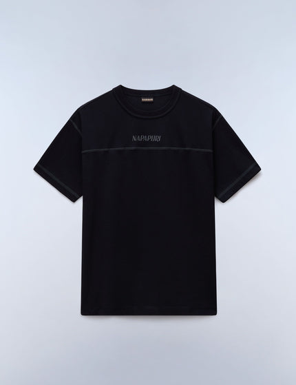 Napapijri Umbra Short Sleeve T-Shirt - Blackimages5- The Sports Edit
