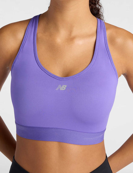 New Balance NB Essential Run Bra - Electric Purpleimages4- The Sports Edit