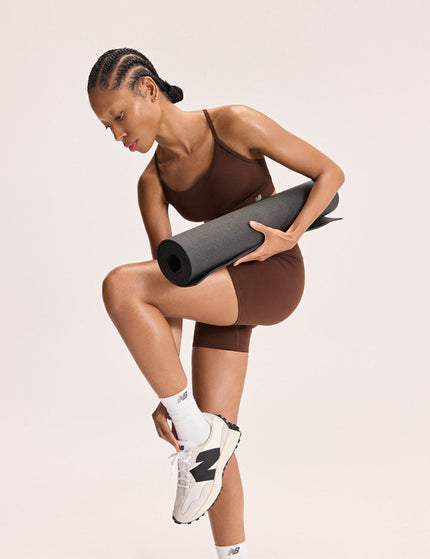 New Balance NB Essential Yoga Bra - Pumpernickelimages3- The Sports Edit