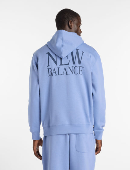 New Balance Reimagined Fleece Hoodie - Fairweather Blueimages2- The Sports Edit