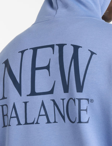 New Balance Reimagined Fleece Hoodie - Fairweather Blueimages4- The Sports Edit