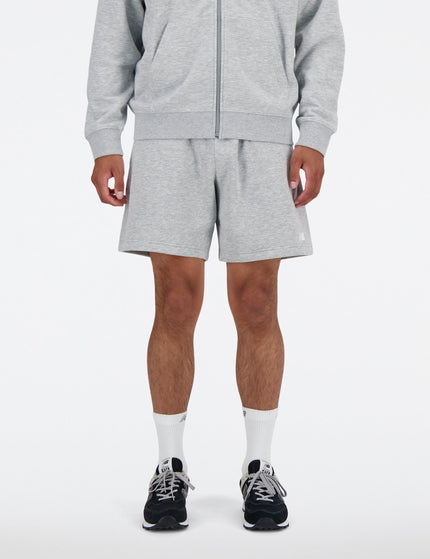 New Balance Sport Essentials Fleece Short 7" - Athletic Greyimages1- The Sports Edit