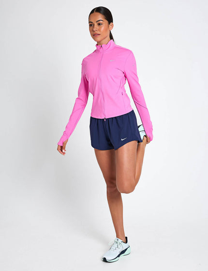 Nike Swift Dri-FIT Full-Zip Running Mid Layer - Playful Pink/Reflective Silverimages5- The Sports Edit