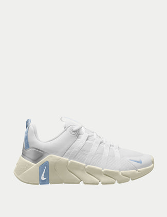 White Free Metcon 7 Shoes - White/Hydrogen Blue